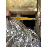 By removing the roof sheet we found that the heating duct was squashed blocking it at the top of a wall void in Googong NSW